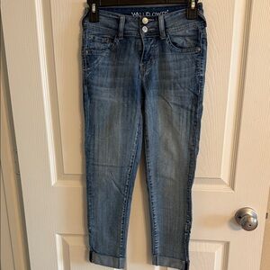 Wallflower Women's Classic Blue Ankle Jeans